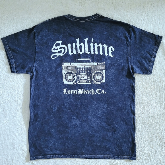 Sublime Other - Sublime👑 Long Beach🏖 Boom Box🎶 Mineral Washed Graphic Tee👕 - NWT